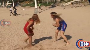 BEACH WRESTLING OLYMPIC AND WORLD CHAMPION HELEN & MARWA AMRI