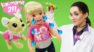 Эмили идет к Стоматологу! Игры для детей с Плей До и Беби Бон - Как мама
