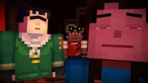 Minecraft Story Mode 1 эпизод №2 серия "Встреча с Габриэлем"