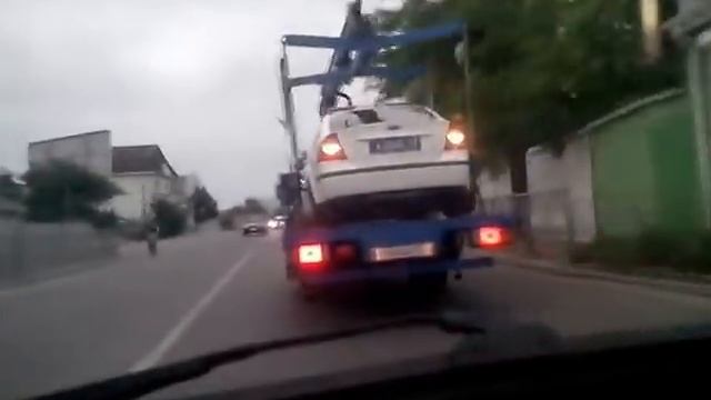 Эвакуатор, который смог)) Новороссийск. смотреть онлайн