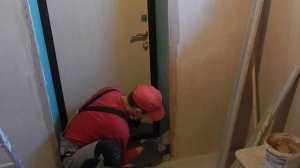 Монтаж перфорированного уголка.