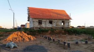 Мансардная крыша дома своими руками таймлапс