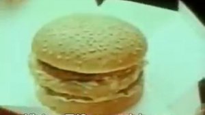 1975 McDonalds Commercial Two All Beef Patties Special Sauce Lettuce....
