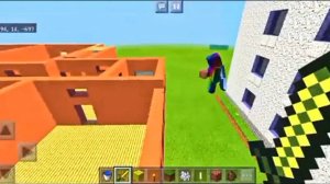 Играем в Minecraft с другом.