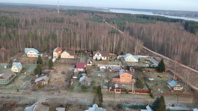 Деревня Загорье. Съёмки с квадрокоптера.