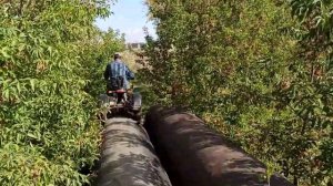 альфа трайк переезд моста и побег