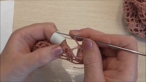 Вязание круглой кокетки крючком. Часть 1. Схема Видео урок.