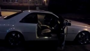 MERCEDES BENZ CL 500 W140 WHITE PEARL XYRALIC 20 INCH RIMMS 4 SALE