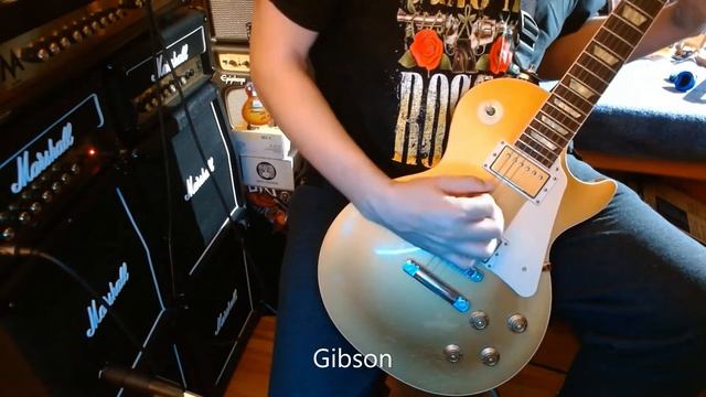 Gibson Goldtop vs, Epiphone Goldtop смотреть онлайн
