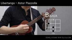 Libertango Ukulele Chord Lessons - Backing Track tempo110
