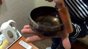 🎵 как звучит поющая чаша с водой и без воды | tibetan bowls