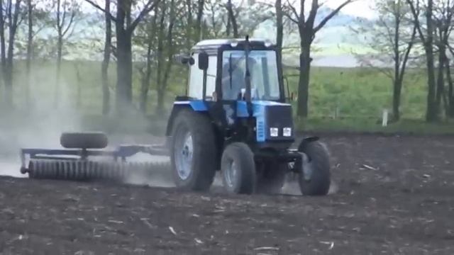 Каток зубчато кольчатый КЗК 6 01 + МТЗ 80 | каток уплотнитель | Уманьферммаш смотреть онлайн