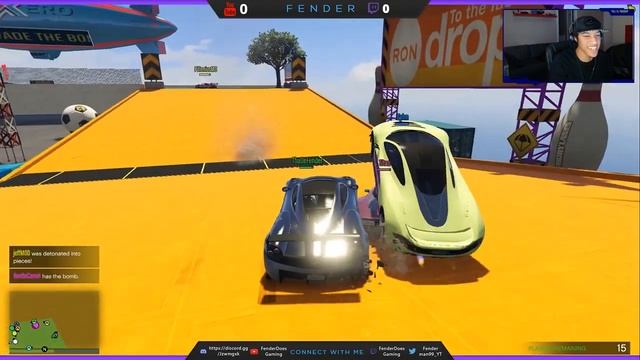 GTA V - KING OF THE TARGET, BOMB RUNNERS, COLOR DASH (GTA Online Funny Moments & Fails) смотреть онлайн