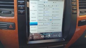 Тесла для GX470, Что нового?! Магнитола в стиле Tesla