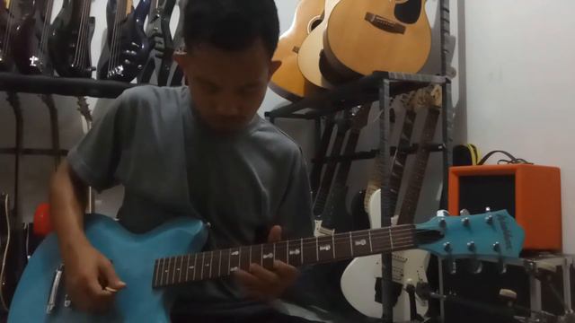 'Blues Ngawur' using Washburn Joe Trohnam Indonesia смотреть онлайн