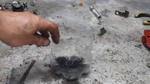 Ремонт китайского подкатного домкрата, проще простого.