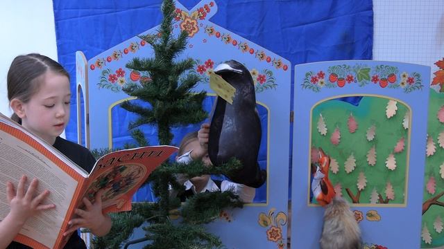 Басня И.А. Крылова "Ворона и лисица" смотреть онлайн