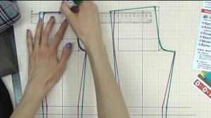 Построение чертежа брюк