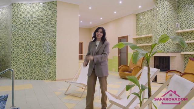 Обзор коттеджа в Посуточную аренду. Spa-комплекс с огромным бассейном прямо в доме 🔥 смотреть онлайн