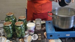 Фаршированные зеленые помидоры на зиму