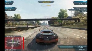 NFS Most Wanted - Bugatti Veyron vs Koenigsegg Agera R (#1) 1080p