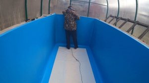 Строительство бюджетного блочного бассейна. Строительство пленочного бассейна