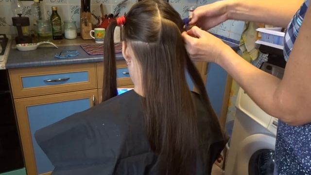 Как подстричь кончики волос в домашних условиях смотреть онлайн