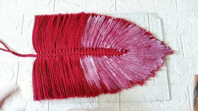DIY MACRAME WALL HANGING FEATHER | MACRAME WALL HANGING LEAF TUTORIAL смотреть онлайн