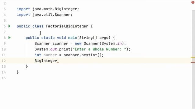 Java Program to Find Factorial of a Larger Number | BigInteger смотреть онлайн
