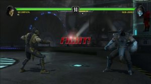 СКОРПИОН ПРОТИВ ВСЕХ - Mortal Kombat VS DC Universe - Scorpion arcade ladder (All Fatality)