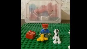 Пьедестал со цветком (lego)