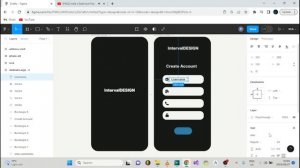 Sign up & Login Android UI design in Figma|Tutorial 1