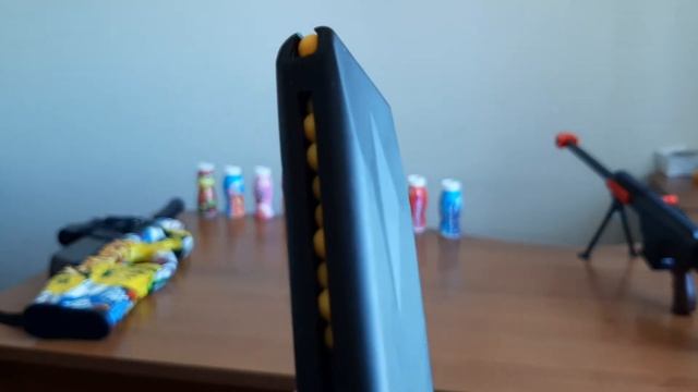 Мощный Автомат стреляющий пластиковыми шариками Обзор и тест на мощность смотреть онлайн