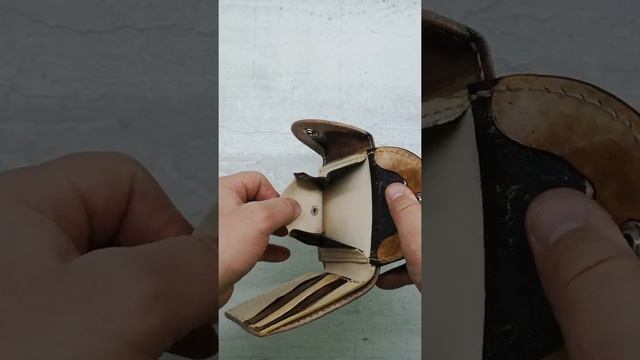 Кошелек мужской 100% ручная работа. смотреть онлайн