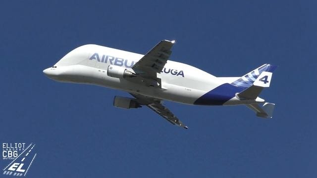 Airbus Beluga A300-600ST Action At Toulouse-Blagnac Airport
