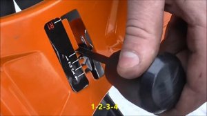 Снегоуборщик GARDEN PRO - запуск с электростартера 220В и скорости 1-2-3-4-R