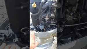 Автомобильное масло в лодочный мотор. SHHELL 5w40 в HONDA BF50.