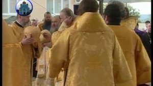 Патриарх в Задонске (визит Патриарха Кирилла в Задонский монастырь=2010 г)