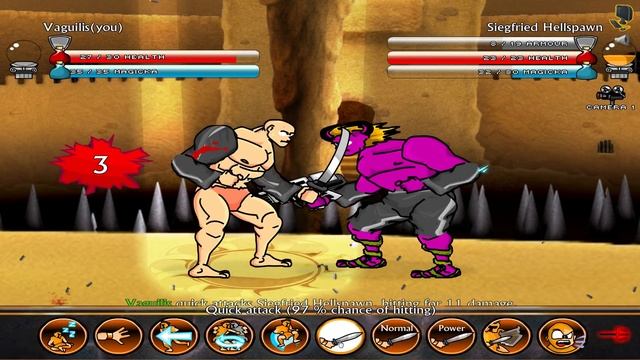 Swords and Sandals 3 Solo Ultratus walkthrough part 1 смотреть онлайн