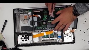 Asus N750J disassembly - change battery, thermal paste - how to open laptop