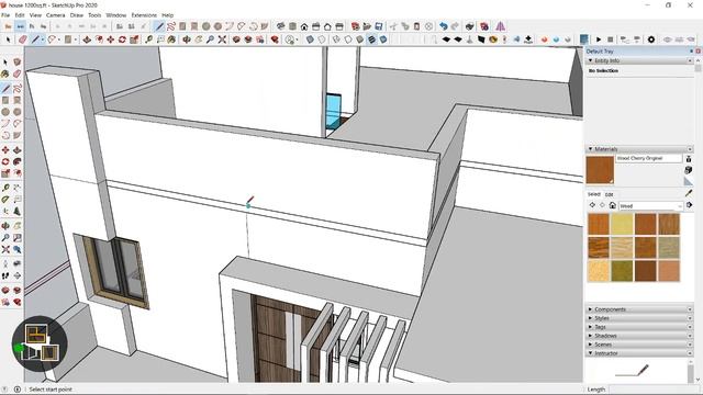 Autocad to Sketchup House Design 1200 sq.ft | Import Cad File to Sketchup | Tutorial Bd-Designs | смотреть онлайн