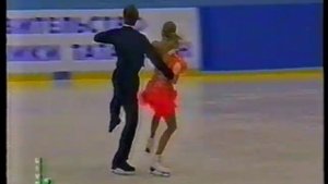 Tatiana Navka & Roman Kostomarov RUS - 2003 Russian Nationals Championships Compulsory Dance 1