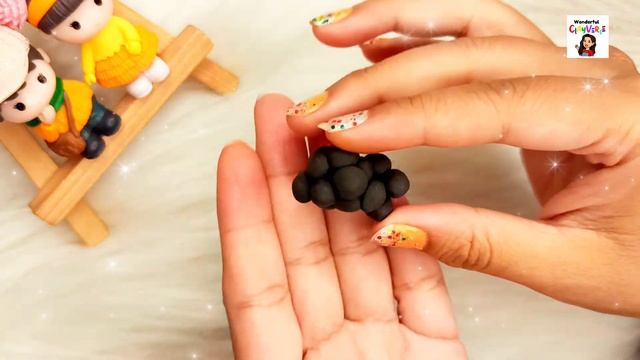 Polymer clay fruits? | How to make fruits with clay | How to make miniature fruits with clay #fruit