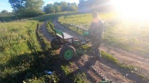 косилка с мотором часть вторая пробуем косить