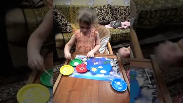 Зимняя аппликация вместе с детьми смотреть онлайн