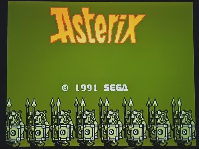 Asterix. Sega Mastersystem. Реакция.