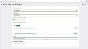 How to create a namespace in Corteza