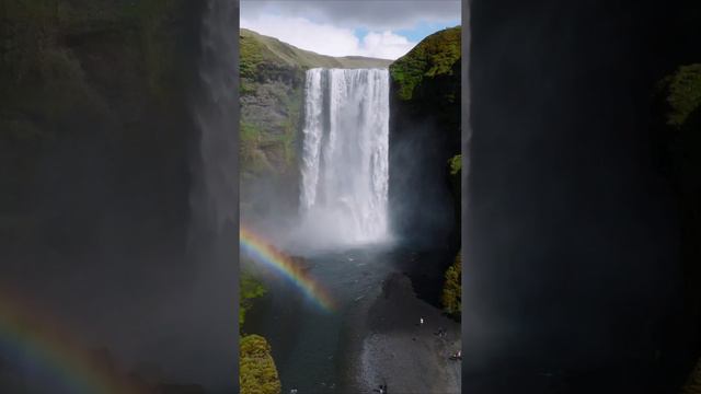Водопад Скогафосс в Исландии