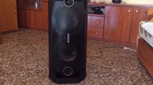 Sony GTK-X1BT BASS TEST 1