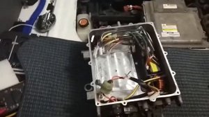 Замена зарядного блока на Mitsubishi minicab miev